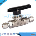 Stainless steel panel mount ball valve